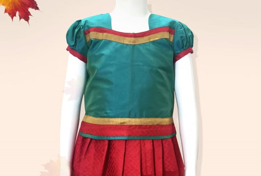 Buy Kids Pattu Pavadai Online in Dubai
