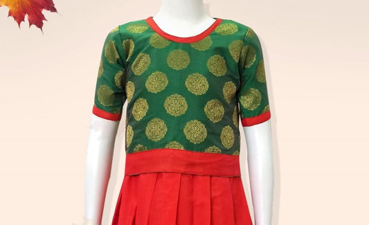 Buy Kids Pattu Pavadai Online in the UK