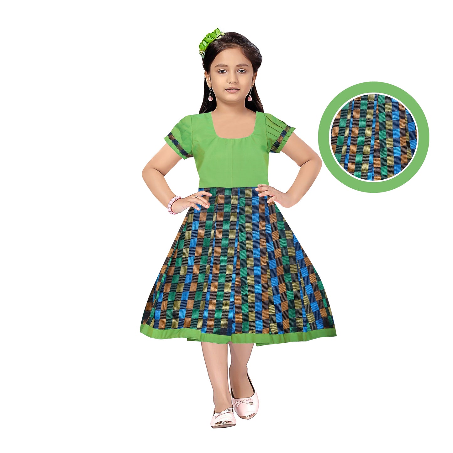 Latest Green Frock Designs