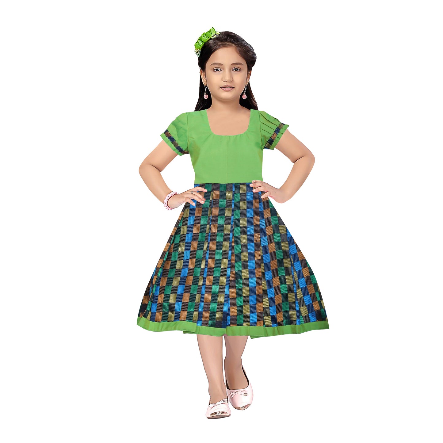 Latest Green Frock Designs