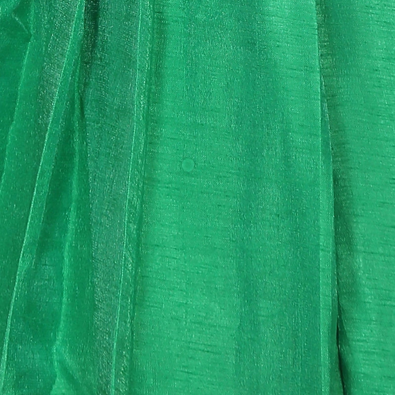 Light Green and Deep pink Pattu Padavai