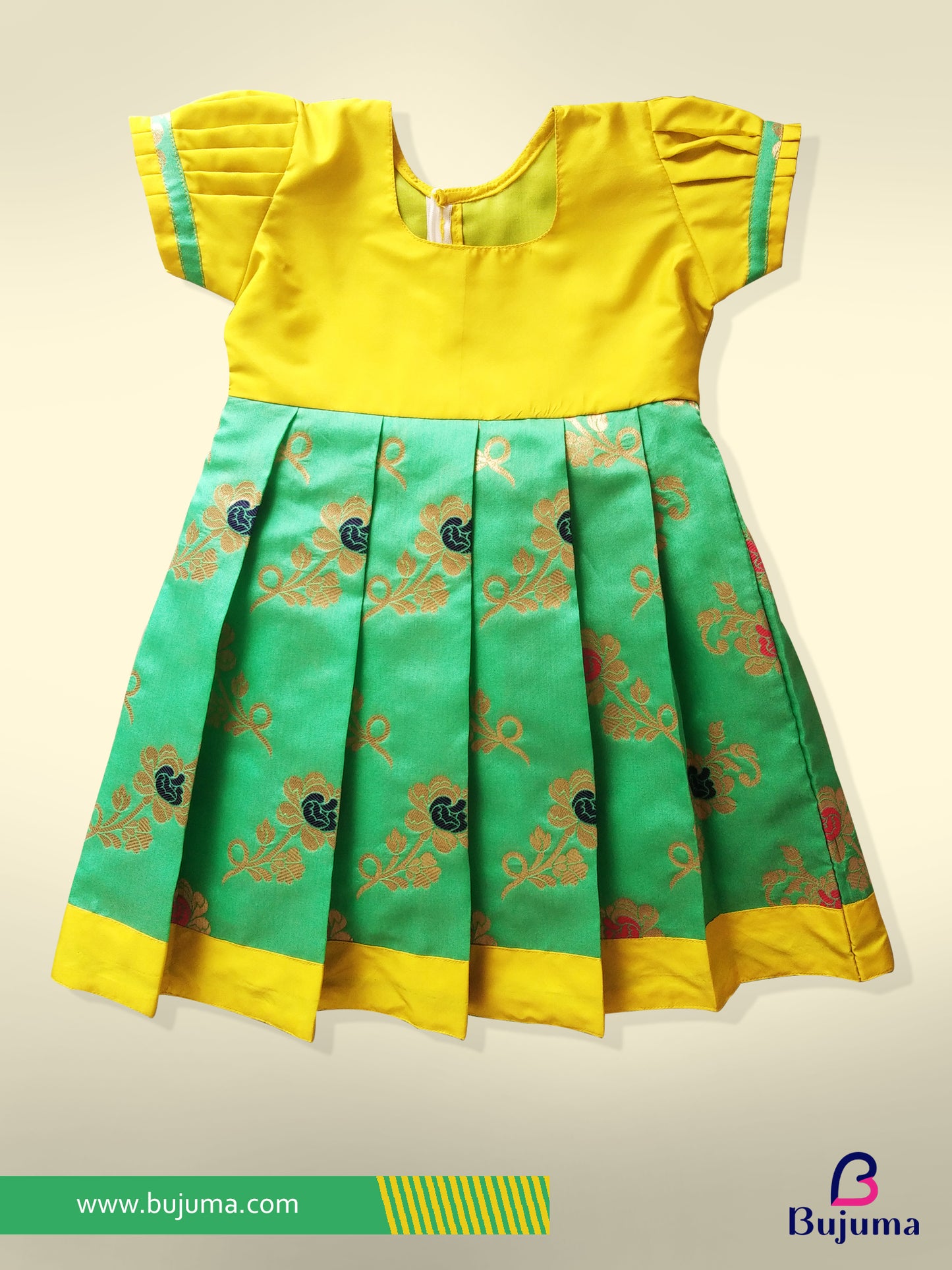 yellow frock design