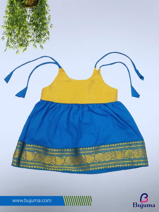yellow color frock