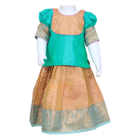 Traditional Designer Pattu Pavadai