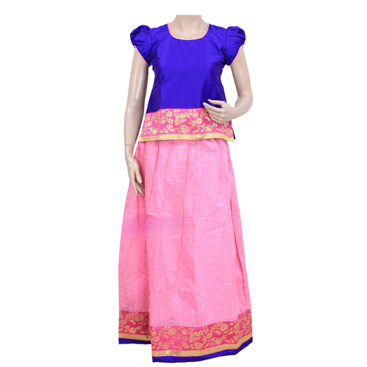 BEAUTIFUL PURPLE PATTU PAVADAI